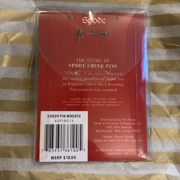 Vintage Christmas “Cheer” Pin/Brooche (Comes with 2) - Picture 3 of 4